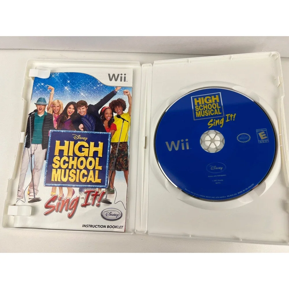 Disney High School Musical Sing It‎ Video Game for Nintendo Wii 2007